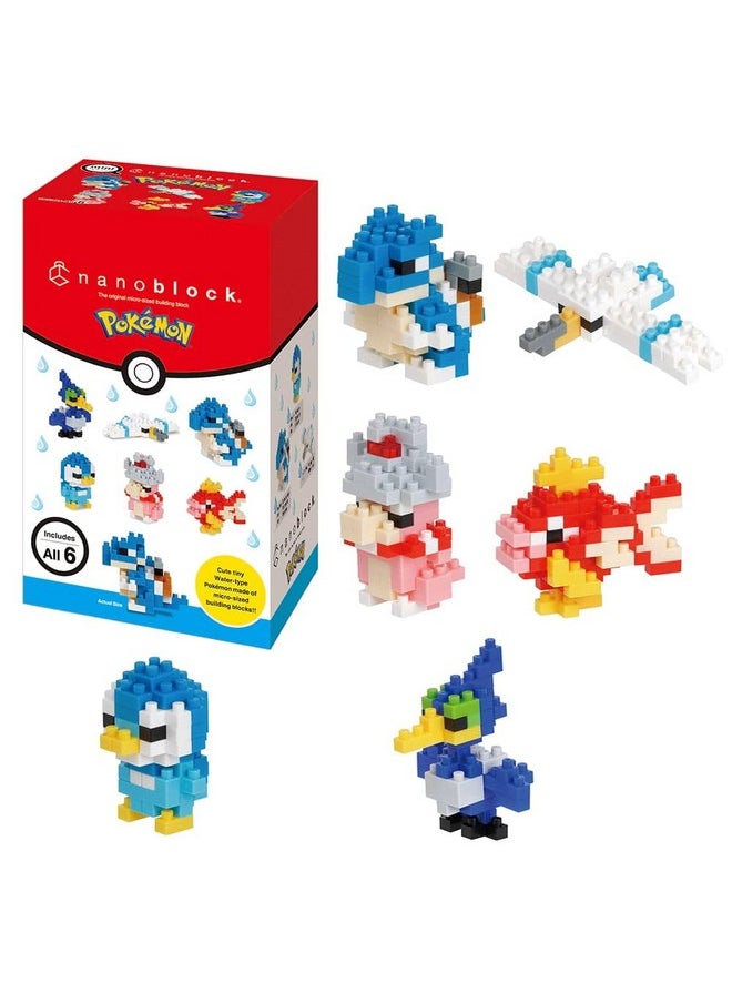 Nanoblock nanoblock - Pokémon - Type Water Set 1 (Blind Box Complete Set), mininano Series Building Kit  - Image 1