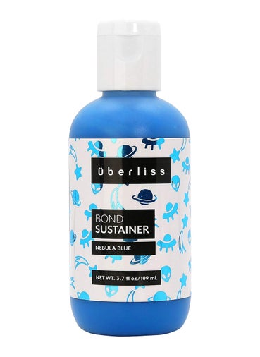 UBERLISS Bond Sustainer Color Neon Nebula Blue 37oz Bond  Semi Permanent Direct Dye  Color Depositing Mask  Rebuild Broken Bonds  For Healthy Hair 