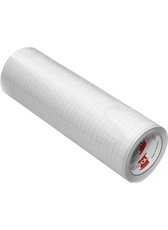 Timetech 12" Roll Clear TransferTape w/Grid for Adhesive Vinyl | Vinyl Transfer Tape for Cricut, Silhouette, Cameo. Application Paper Transfer Tape Rolls (12" x 15ft) - Image 1