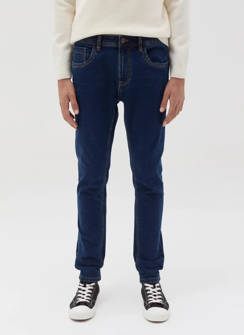 او في اس Super-skinny-fit stretch jeans