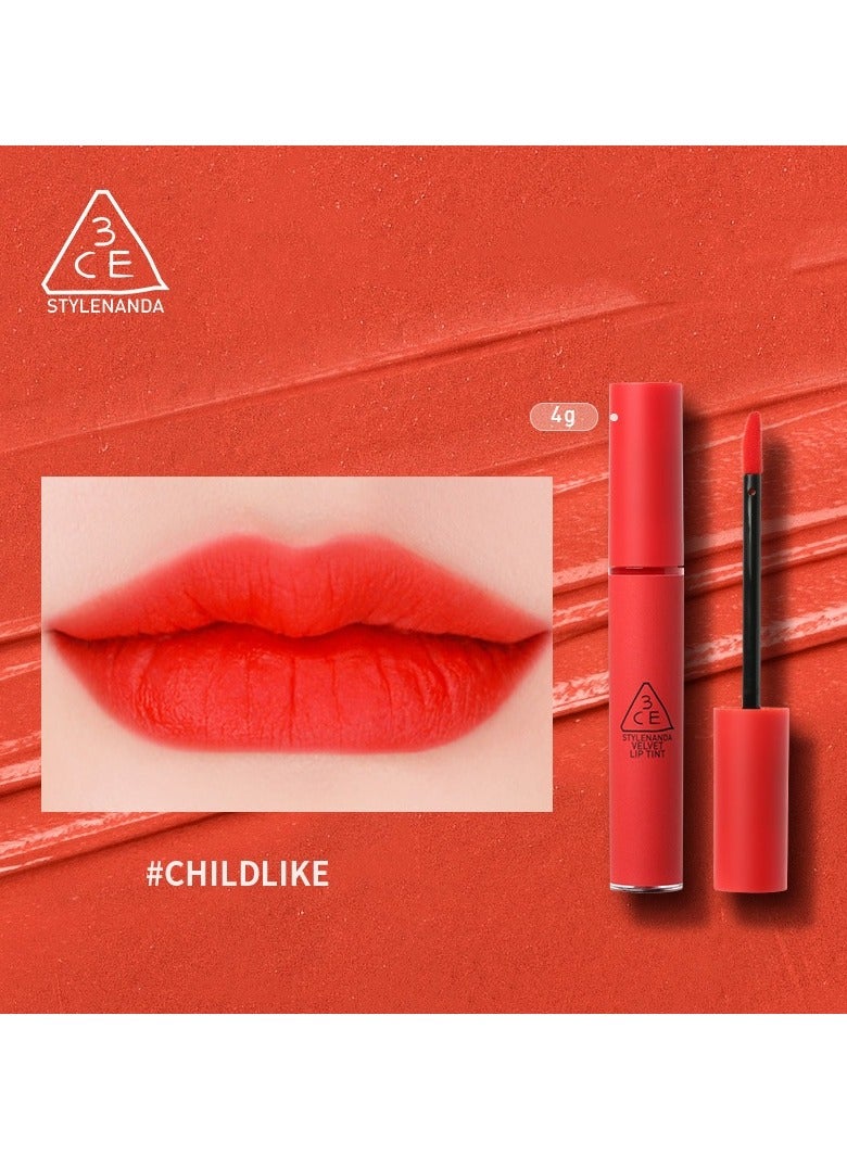 ثري سي إي 3CE أحمر شفاه مخملي غير لامع يدوم طويلاً 4 جرام