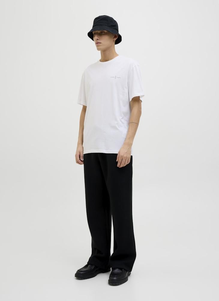 JACK & JONES Jjjayce Chest Print Crew Neck T-Shirt  - Image 4