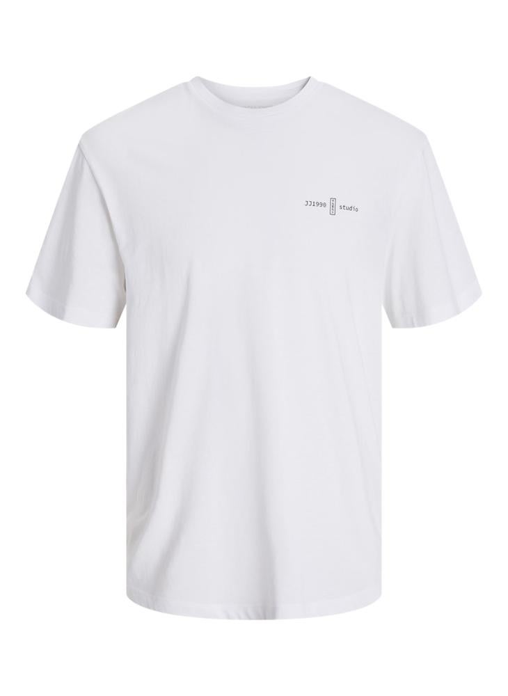 JACK & JONES Jjjayce Chest Print Crew Neck T-Shirt  - Image 5