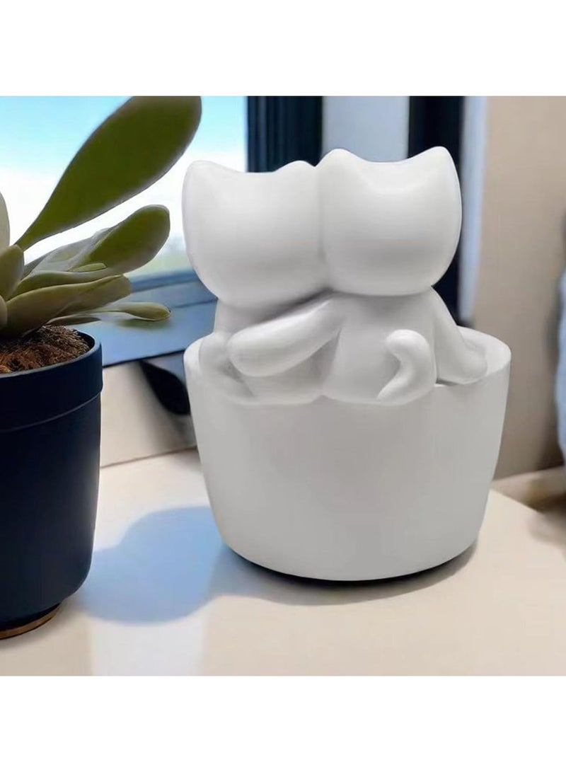 general Cat candlesticks, cartoon kitten candlesticks, cat hand warmer candlesticks, girl gifts, cat lover gift candlestick decorations - Image 2