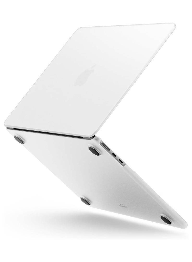 Elago Slim Hard for Macbook Air Case Cover 15-inch M4 A3241 (2025) / M3 A3114 (2024) / M2 A2941(2022) Ultra Slim & Full Protection - Frosted Clear - Image 1