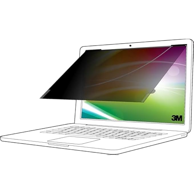 3M BRIGHT SCREEN PRIVACY FILTER FOR 13.3IN LAPTOP, 16:9, BP133W9B - Image 1