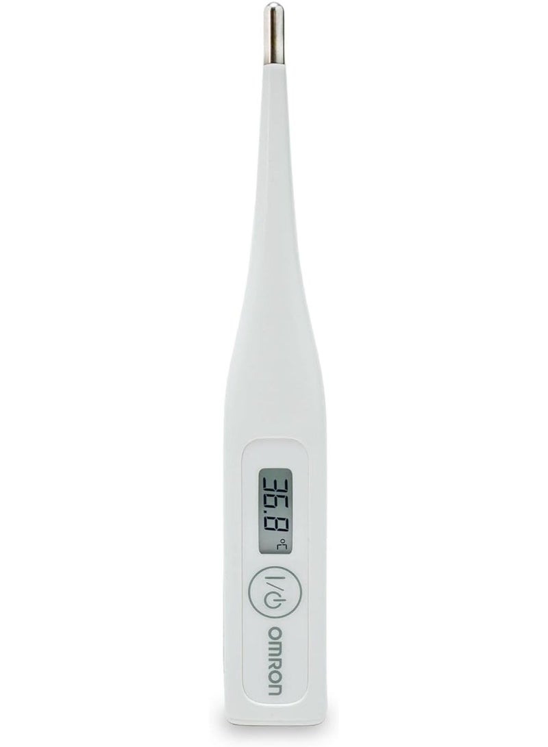 Omron Eco Temp Basic Digital Thermometer – Fast & Accurate Temperature Measurement, Water Resistant, LCD Display - Image 3