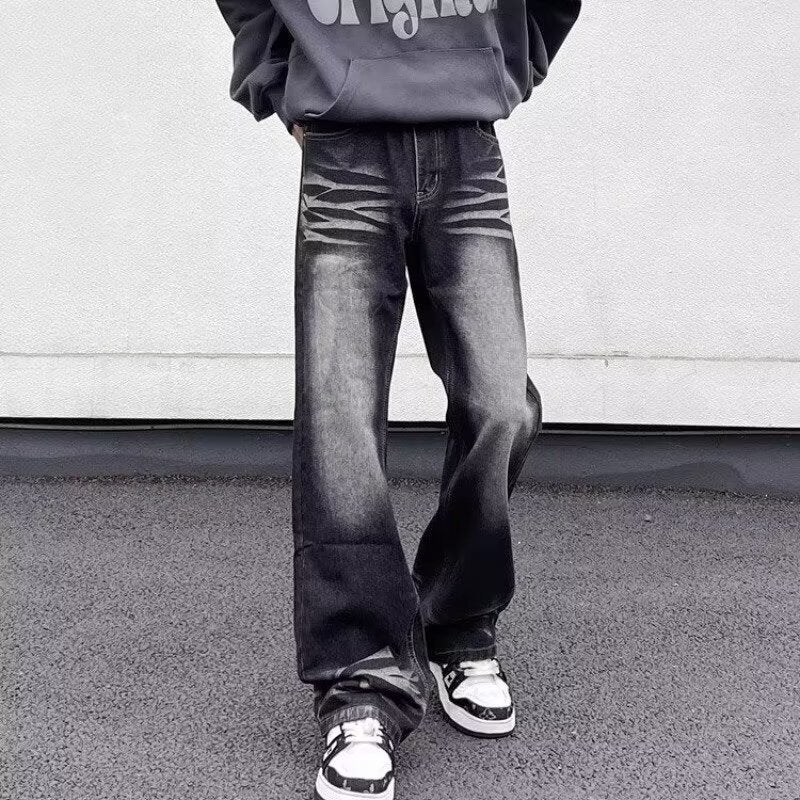 Unisex Casual Daily Denim Jeans - Image 4
