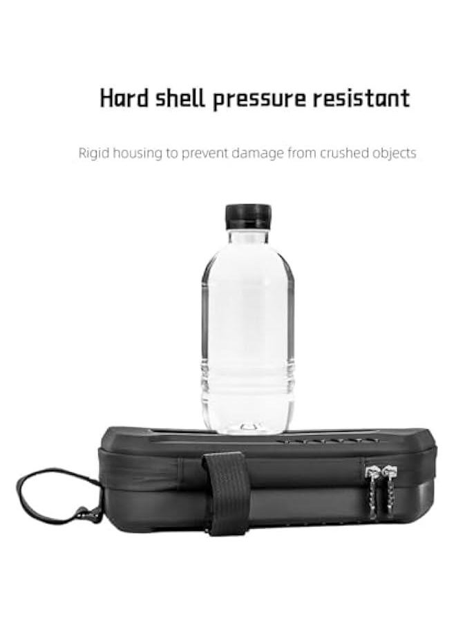 Generic Motorcycle Tail Bag Saddle Bags Tool Bag EVA Waterproof Bike Frame Bag Hard Shell Side Motorcycle Storage Bag Hanging Bag Seat Tube Cycling Accessories packge 2Pcs  - Image 2