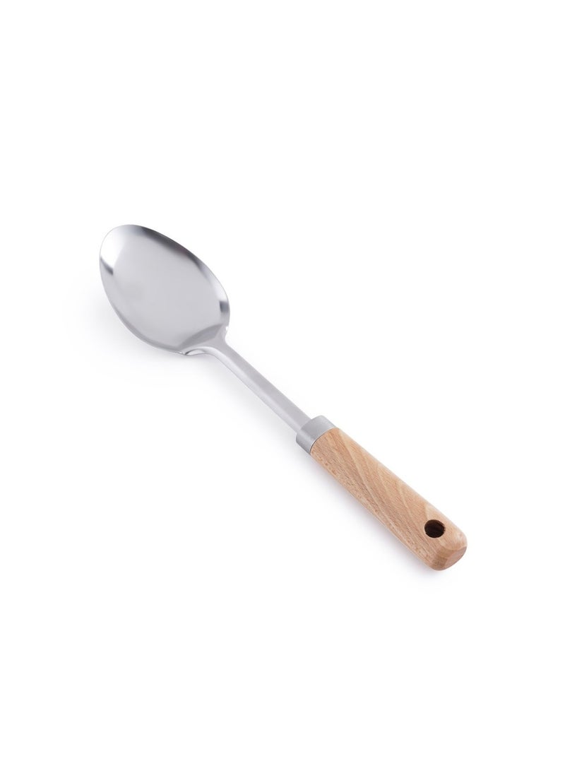 Pan Home Natura Solid Spoon 31.5x7cm - Natural - Image 1