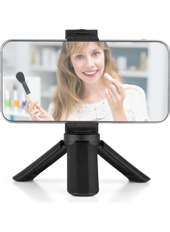 NIBEMINENT Mini Smartphone Holder With Foldable Tripod Design Black  - Image 1