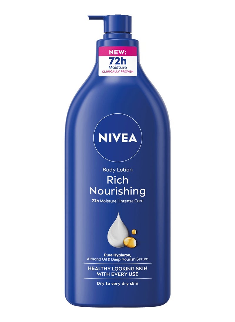 Nivea - Nivea Nourishing Body Lotion Dry to Very Dry Skin, 625 ml - Image 1