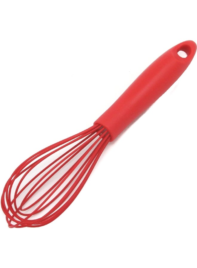 شيف كرافت 13072 شيف كرافت مضرب خفق سلكي سيليكون ممتاز قابل للتنظيف في غسالة الصحون أحمر 10.5 بوصة - Image 1