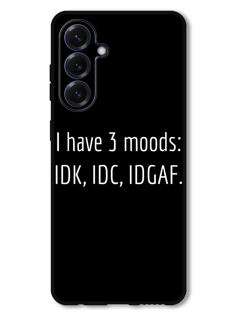 Theodor Protective Case Anti Scratch Shock Proof Bumper Cover For Samsung Galaxy S25 Plus i have 3 Moods - Image 1