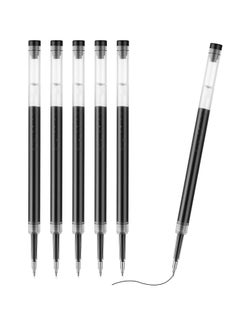 Y&D Pen Refills Black Ink 6 Pieces, 0.5mm Fine Point Refills, BallPoints for Daily Work Writing School Office Supplies  - Image 1