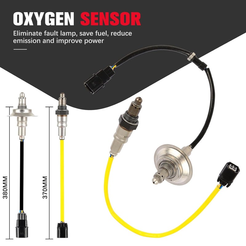 QIJIAUTO O2 Oxygen Sensor Upstream Downstream for Honda Civic 2017-2020, 2PCS - Image 2