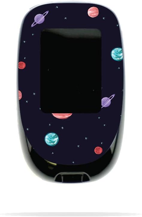 MightySkins Skin Compatible with Accu-Chek Nano - Bright Night Sky | Protective, Durable, and Unique Vinyl Decal wrap Cover | Easy to Apply, Remove, and Change Styles | Made in The USA