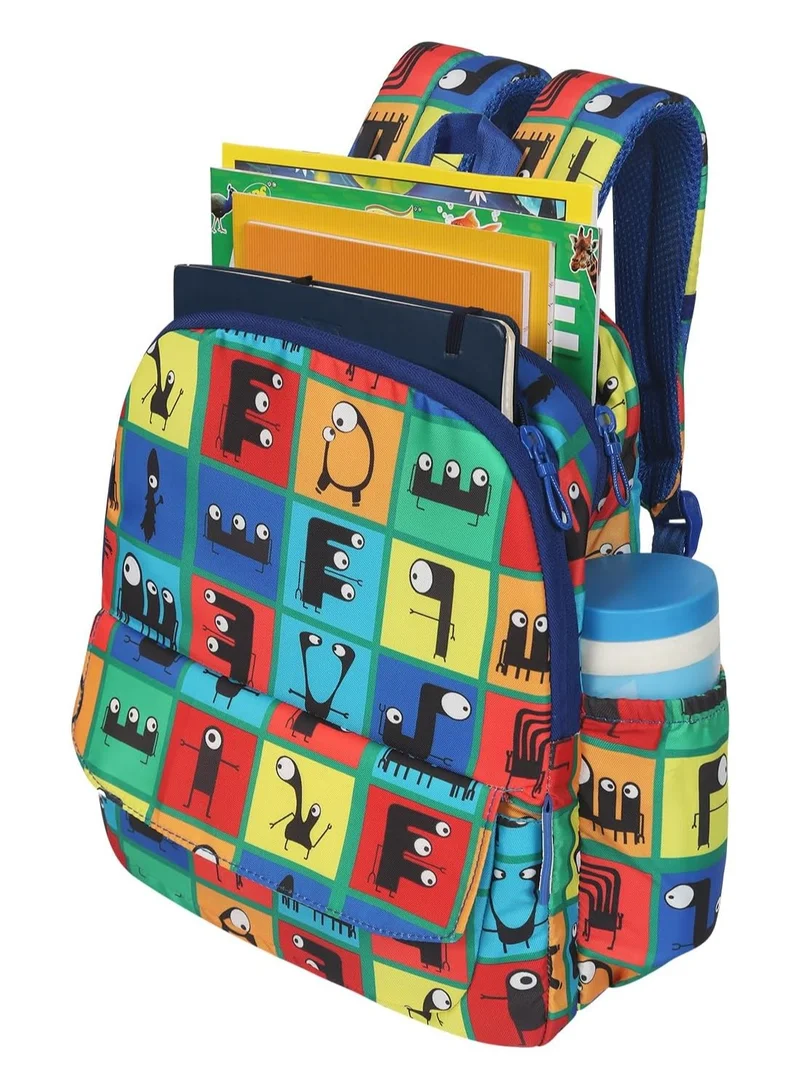 AEROBAG AEROBAG Checkers 17 Ltrs Digital print/Navy Blue Play Group | Preschool | Picnic | Nursery | Birthday Bag For Baby | Kids | Boys & Girls