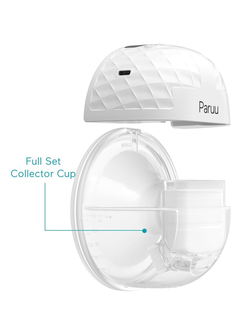 Paruu P10 Full Set Collector Cup, Original Breast Pump Parts, Wearable Breast Pump Replacement Accessories, 1 Set - Image 5