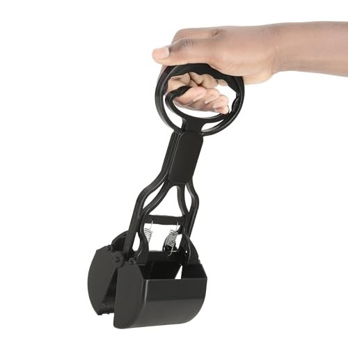 Petcrux Premium Clamp Poop Scooper for Pet Waste, Cleaner & Picker Potty Scooper, High Strength Material, and Durable Spring for Easy Grass and Gravel Pick Up Puppies & Small Breed - Small - Image 3