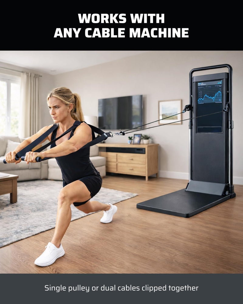 THEFITGUY Power Push Handles - for Chest Press with Cable Machines, Natural Forward Press Motion, No Cable Rub, Horizontal or Vertical Grip, Full Range of Motion â€“ for Pulleys, Smart Gyms, Home & Gym - Image 4