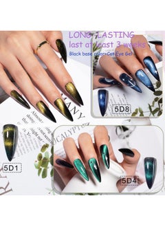 Mobray 9Pcs 9D Cat Eye Gel Nail Polish Set,Cateye Gel Polish Use for Professional Salon Kit,Universal for All Seasons Gel Nail Polish Soak Off UV LED DIY Nail Art Home Gifts  - Image 3