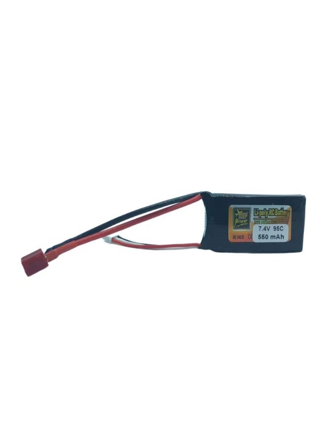 KNP 2S Li-Po Battery 95C, 550mAh, 7.4V - Image 1