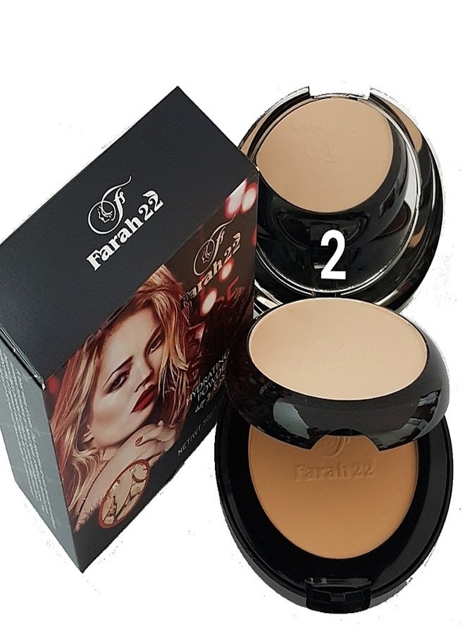 Farah22 Luxury Face Powder Warm Beige  - Image 1