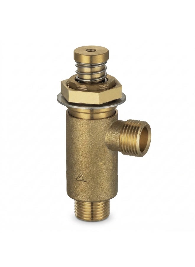 Knee Operated Brass Push Valve for Sink & Wash Basin, Self Closing Knee Push Tap, Heavy Duty Commercial Knee Control Faucet Valve for Hospitals, Kitchens, Restaurants & Laboratories - Image 1