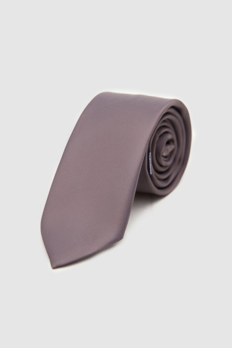 D'S DAMAT Gray Plain 5.5 cm Tie 0HF15ORTKRDUZ  - Image 1