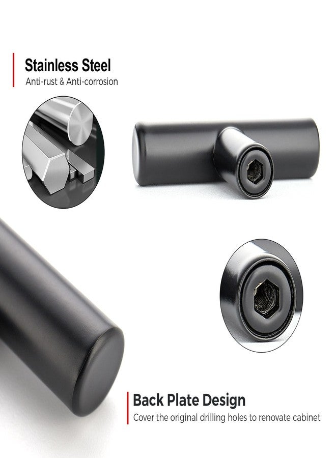 JOY DECOR 30 Pack 2 Inch Cabinet Pulls Kitchen Cabinet Handles with Single Hole Matte Black Cabinet Hardware Stainless Steel Kitchen Drawer Pulls for Cabinets Cupboard,Wardrobe - Image 4