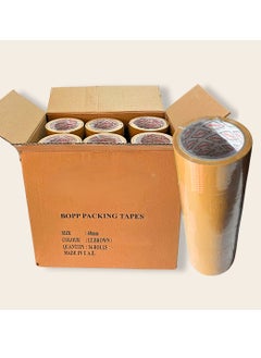 Nice Pack Brown Packing Tape 2inch (48mm) x 45 Yards 36 Rolls Suitable for packing sealing moving and transportation  - Image 1