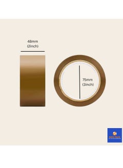 Nice Pack Brown Packing Tape 2inch (48mm) x 45 Yards 36 Rolls Suitable for packing sealing moving and transportation  - Image 3