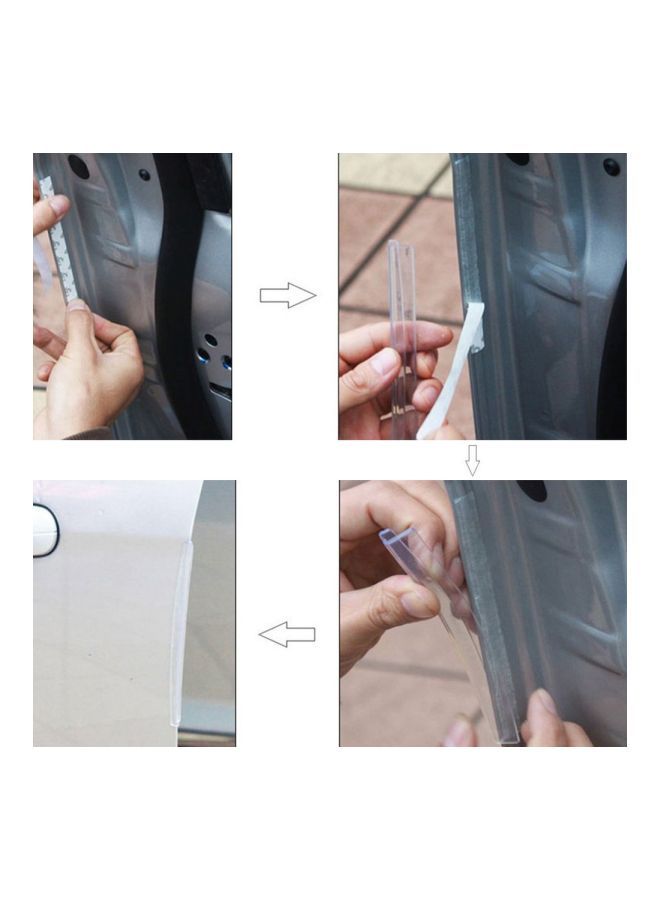 NIBEMINENT 8-Piece Car Door Edge Protecting Strip - Image 3