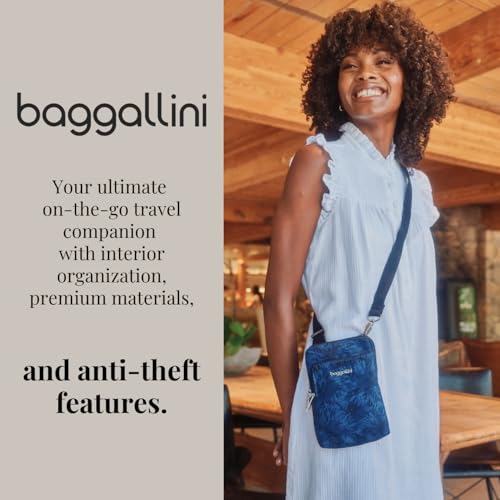 Baggallini Womens Securtex Anti-Theft Activity Crossbody Bag, French Navy - Image 2