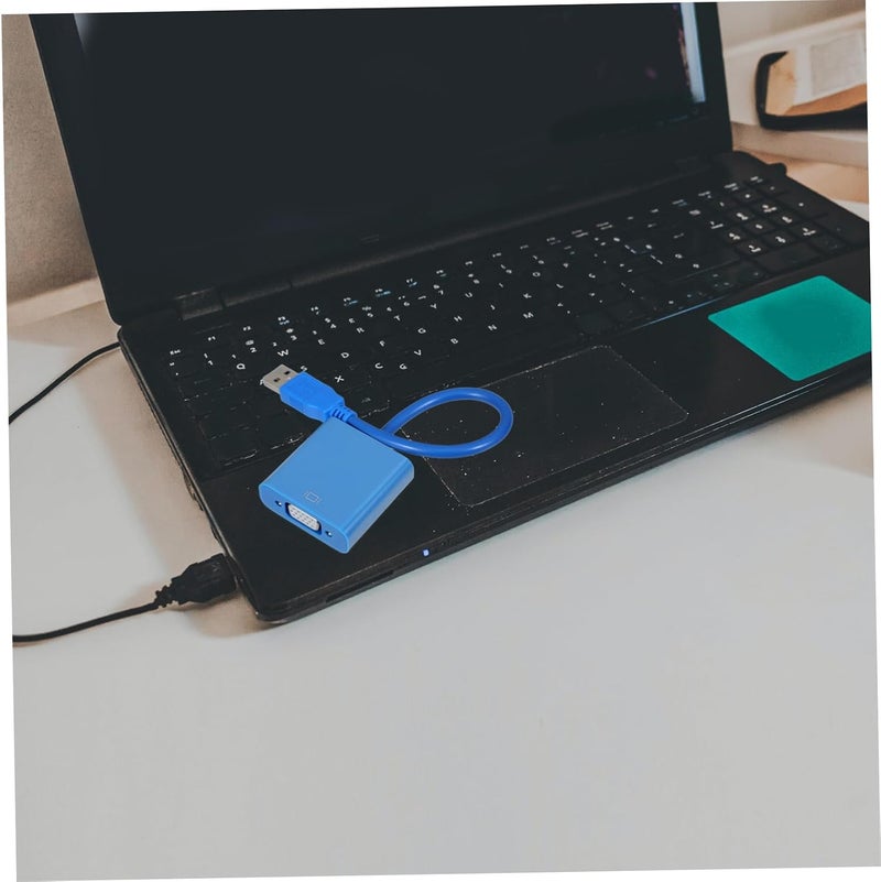 كابل محول USB إلى VGA من Homoyoyo، دعم لعدة شاشات، محول فيديو خارجي للمراقبات الكمبيوترية - Image 4