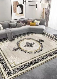 سمارت هوم سجاد سيراميك ، بساط مخمل ممتاز مبطن وناعم الملمس بنقشات جميلة ثري دي مصنوع من مواد عالية الجودة ، فرشة جلوس نانو مقاس 3X4 متر  - Image 2