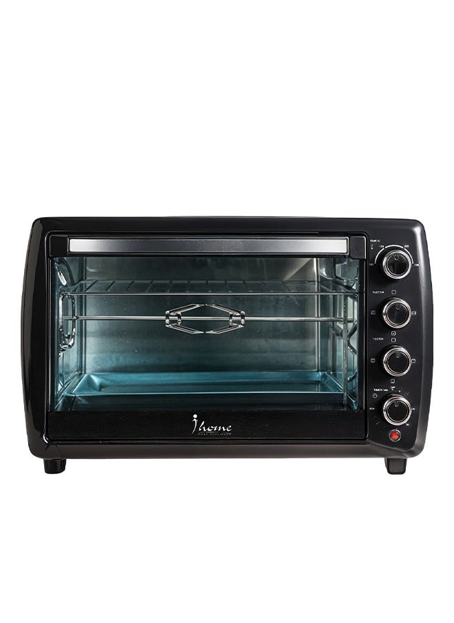 I Home i home Electric Oven 55 liter with lamp and grill and thermostat 2000 watt  - Image 1