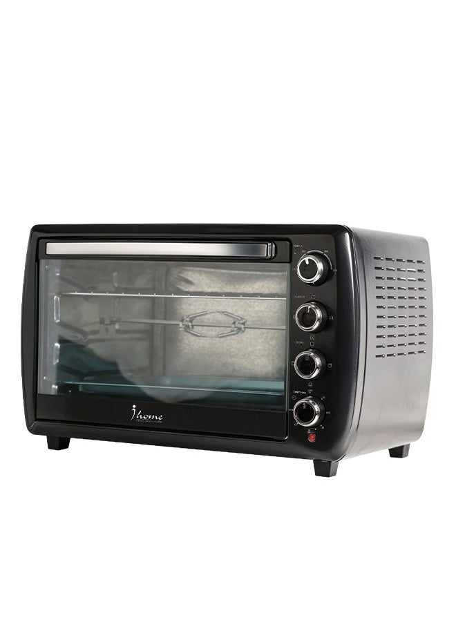 I Home i home Electric Oven 55 liter with lamp and grill and thermostat 2000 watt  - Image 2