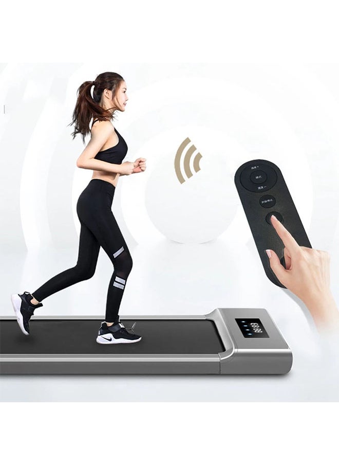 1-6KM/H Slim Foldable Treadmill for Walking and Running, Cardio Exercise Machine, Preset and Adjustable Programs, with Wireless Remote Control, Suitable for Home Use