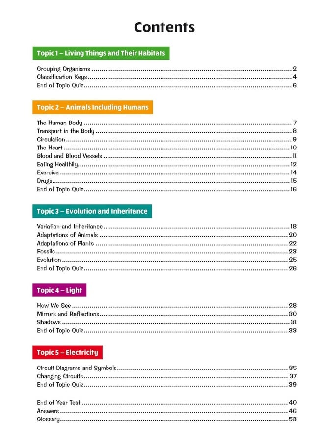 null - KS2 Science Year 6 Targeted Question Book (includes answers) - Image 1