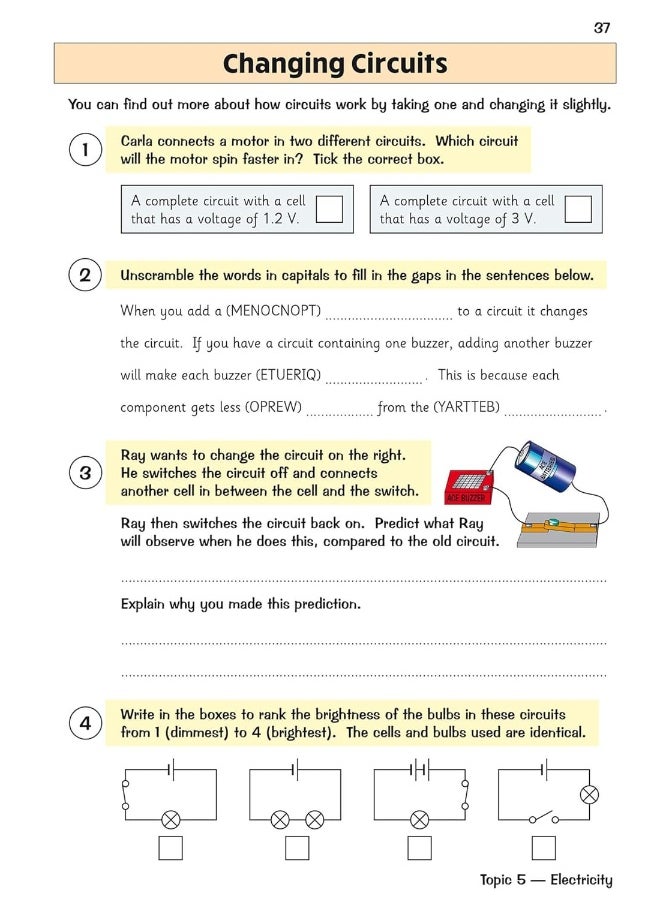 null - KS2 Science Year 6 Targeted Question Book (includes answers) - Image 1