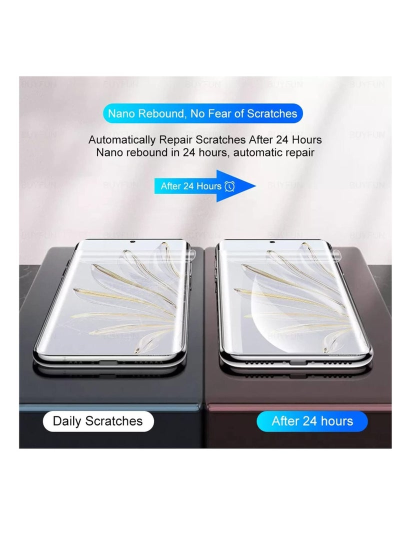 RINCO - 2Pack Screen Protector Compatible with Honor Magic 5 Lite and Honor 80/80E/70/60/X40 , Soft Screen Protector, No bubbles, Scratch Resistant (Transparent) - Image 1