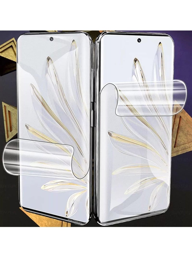 RINCO - 2Pack Screen Protector Compatible with Honor Magic 5 Lite and Honor 80/80E/70/60/X40 , Soft Screen Protector, No bubbles, Scratch Resistant (Transparent) - Image 1