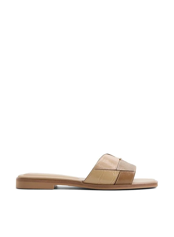 Itsandalmix Ladies Beige Flat Sandals