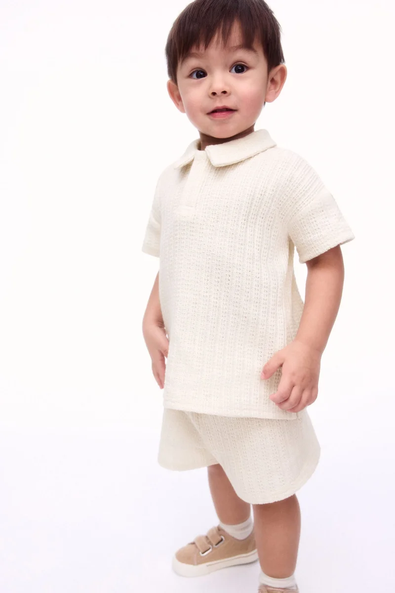 H&M 2-piece polo shirt and shorts set