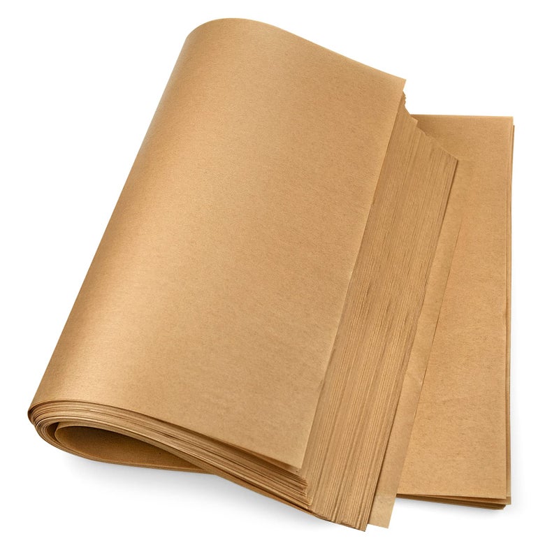 DISSKNIC DISSKNIC 100PCS Unbleached Parchment Paper 12 x 16 Precut for Baking Half Sheet for Cookie Sheets Kitchen Gadgets and Supplies for Oven 