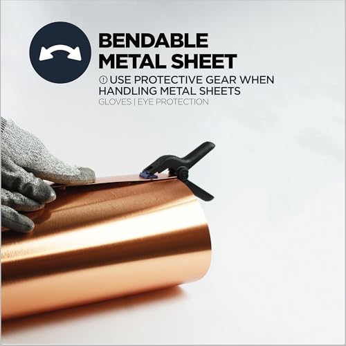 M-D Building Products 56012 12 in. x 24 in. x .020 in. Brass Aluminum Sheet Lincane - Image 4