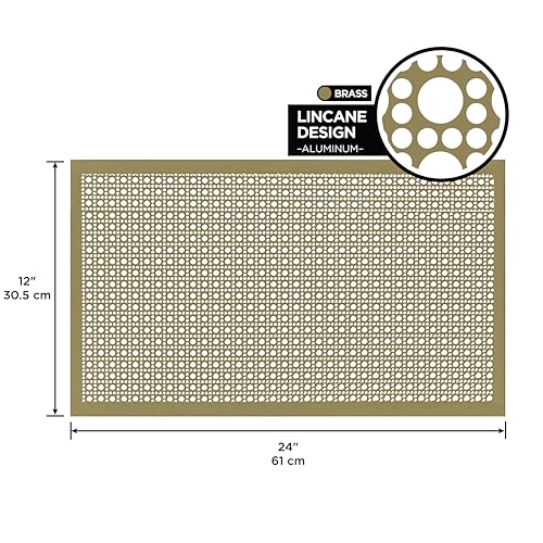 M-D Building Products 56012 12 in. x 24 in. x .020 in. Brass Aluminum Sheet Lincane - Image 2