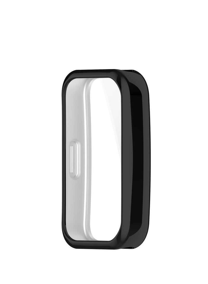 Case Protector Compatible with Huawei Band 8 Watch Full TPU Case Protector with TPU Screen Coverage (Black) - Image 5